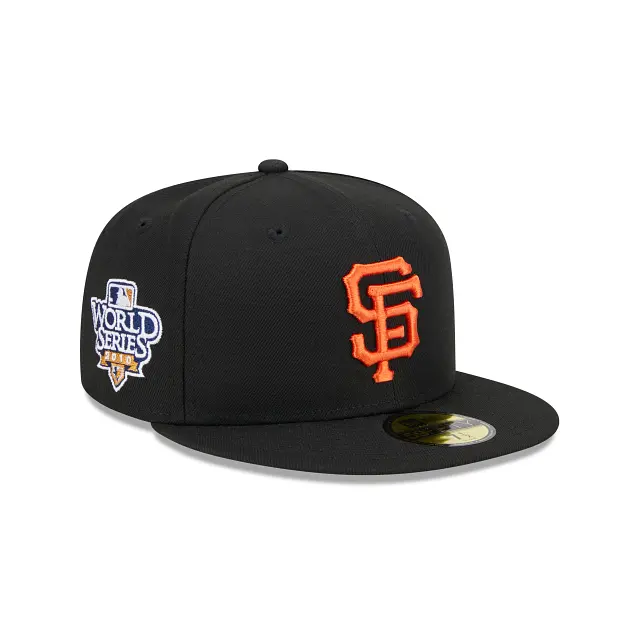 San Francisco Giants 2010 World Series Fitted Cap – Black 59Fifty Side Patch