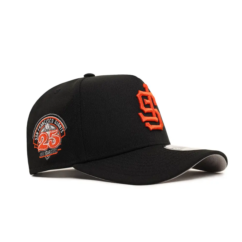 San Francisco Giants 25th Anniversary SP 9Forty A-Frame – Black Upside-Down Design
