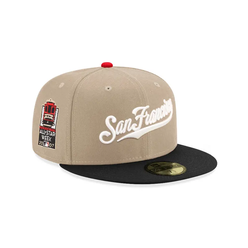 San Francisco Giants Camel-and-Black 2007 All-Star Week SP 59Fifty Fitted Cap