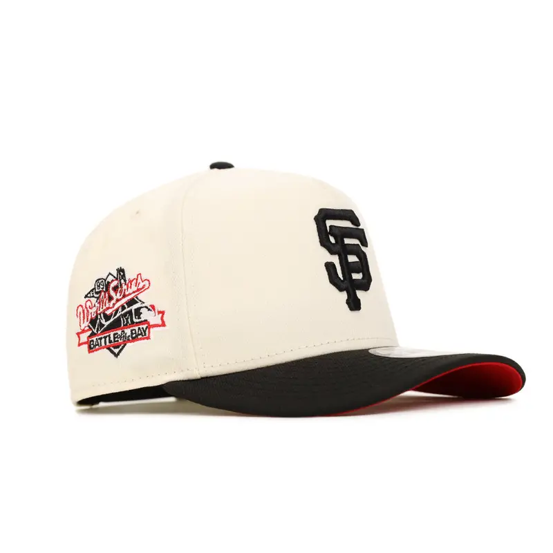 San Francisco Giants Chrome-Black Two-Tone 1989 World Series Snapback Cap (SP 9Fifty A-Frame)
