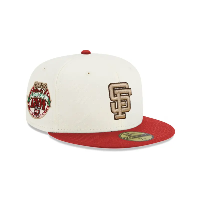 San Francisco Giants Fitted Cap – Chrome Pinot Dual-Tone Marking 1984 All-Star Game