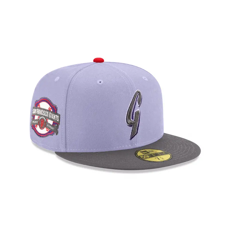 San Francisco Giants Inaugural Season Lavender-and-Graphite 59Fifty Fitted Cap – Two-Tone Exclusive