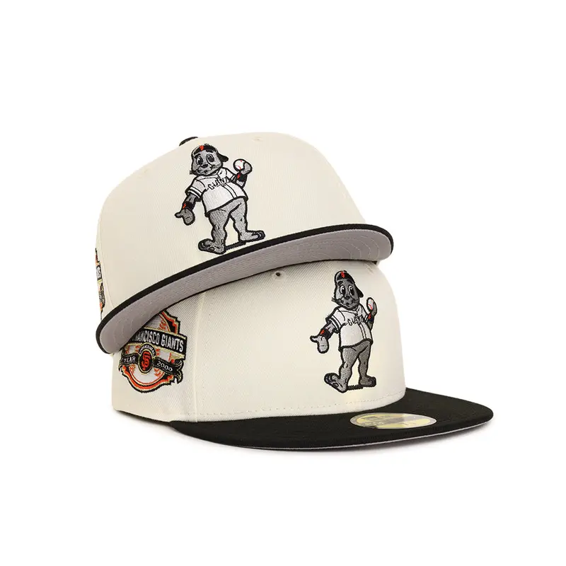 San Francisco Giants Lou Seal Chrome Black 2000 Inaugural Season 59Fifty Fitted Hat