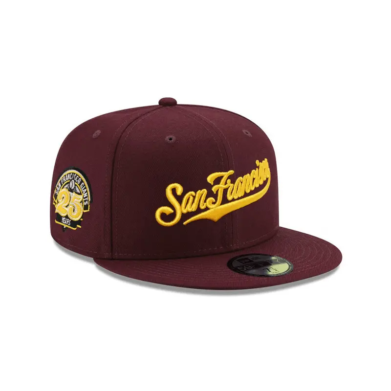 San Francisco Giants Maroon 25th Anniversary 59Fifty Fitted Cap
