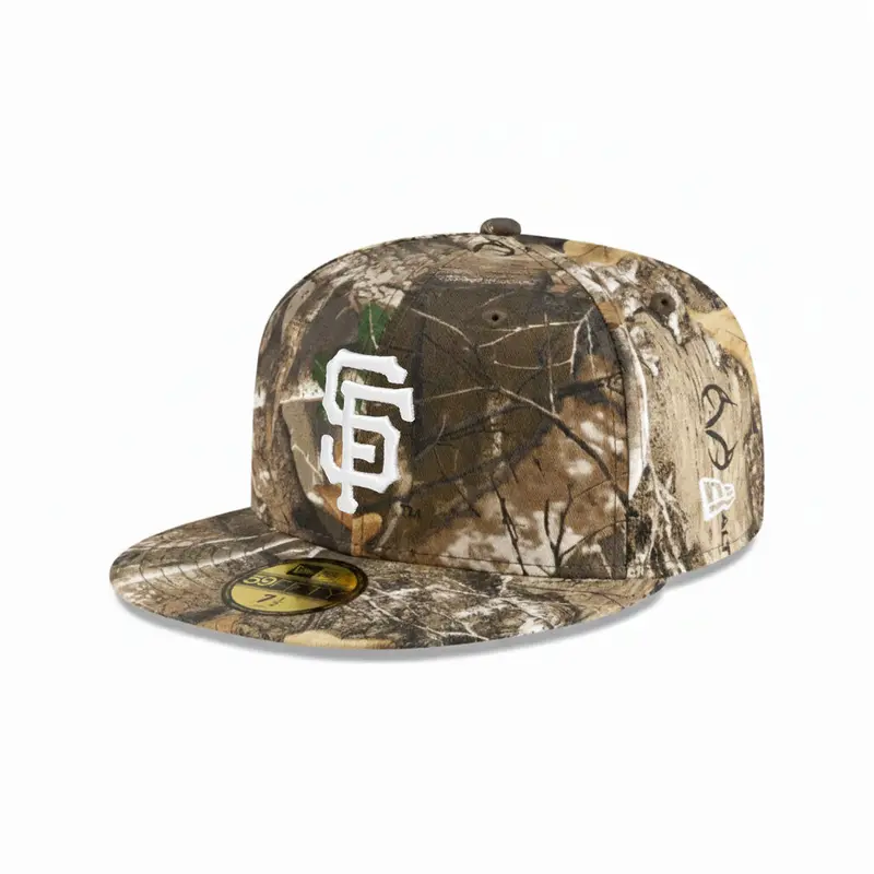 San Francisco Giants Realtree Camo White 59Fifty Fitted Cap