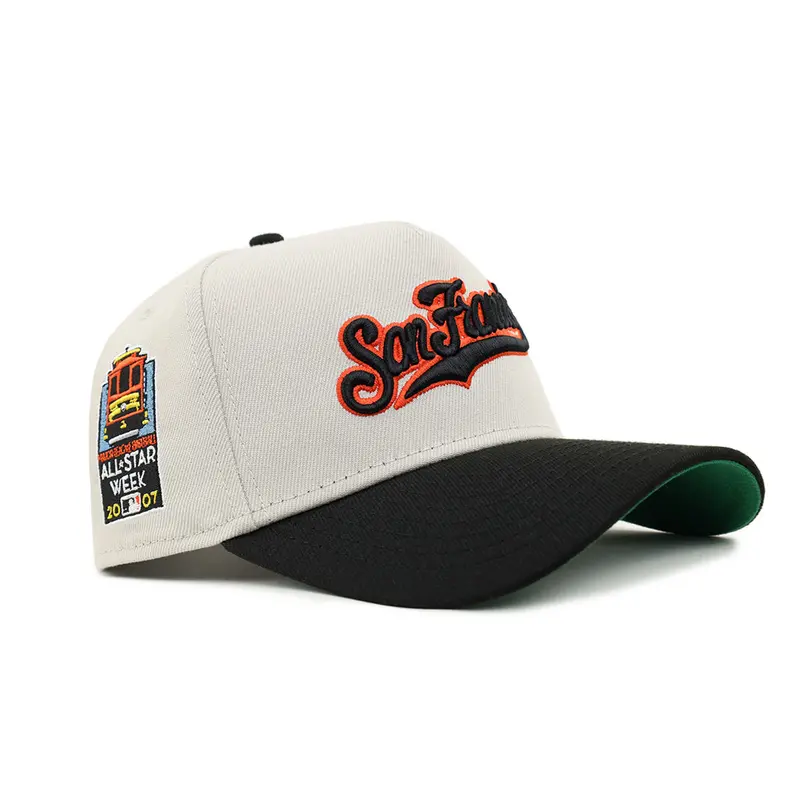 San Francisco Giants Stone-and-Black Two-Tone 2007 All-Star Week 9Forty A-Frame Snapback