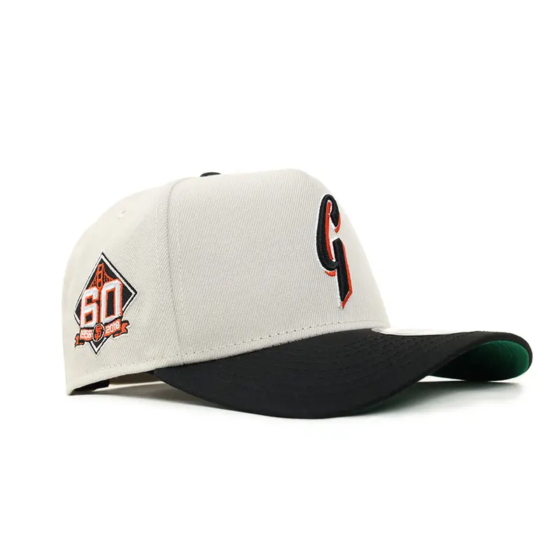 San Francisco Giants Stone Black Two-Tone 60th Anniversary 9Forty Snapback