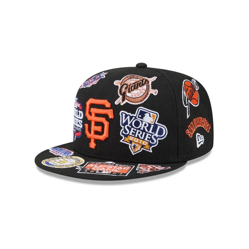San Francisco Giants Team-Color All-Over Print 59Fifty Fitted Cap