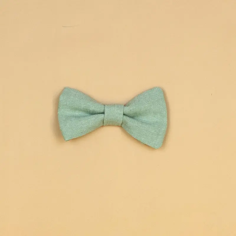 Seafoam Linen Snap-On Necktie