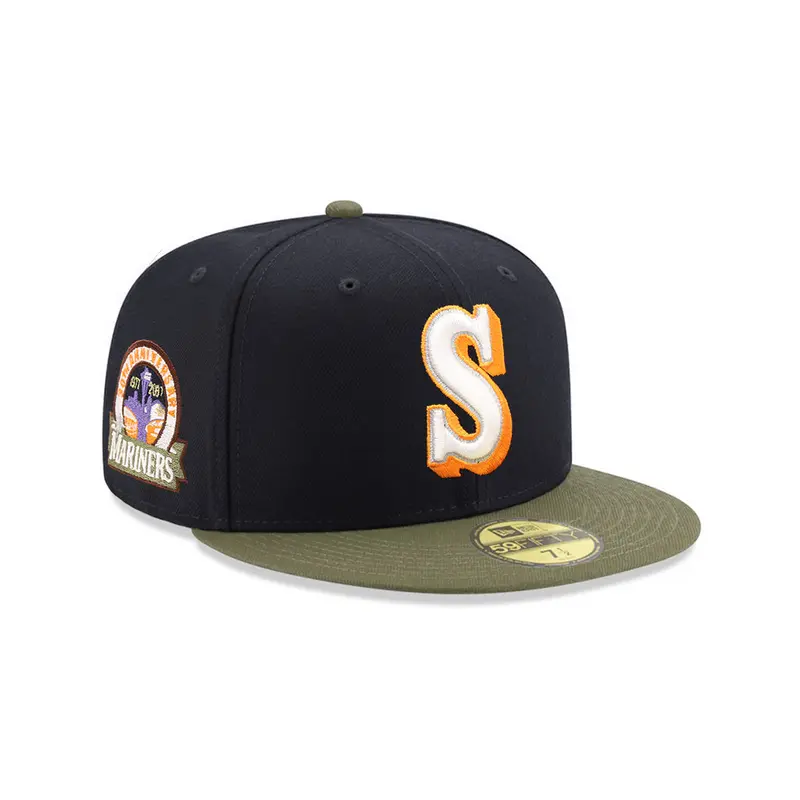Seattle Mariners 30th Anniversary Navy & Olive Two-Tone SP 59Fifty Fitted Cap