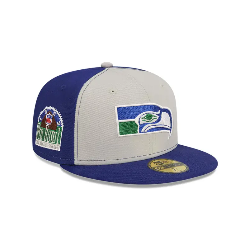 Seattle Seahawks 1993 Pro Bowl Royal-Gray SP 59Fifty Fitted Cap