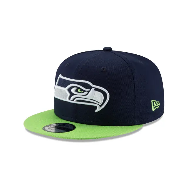 Seattle Seahawks Two-Tone Team Color 9Fifty Snapback Hat