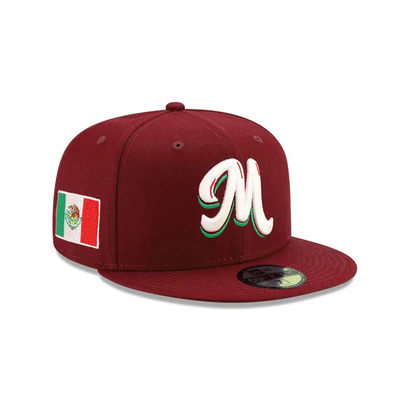 Serie del Caribe Mexico Flag Cap – Cardinal Red 59Fifty Fitted