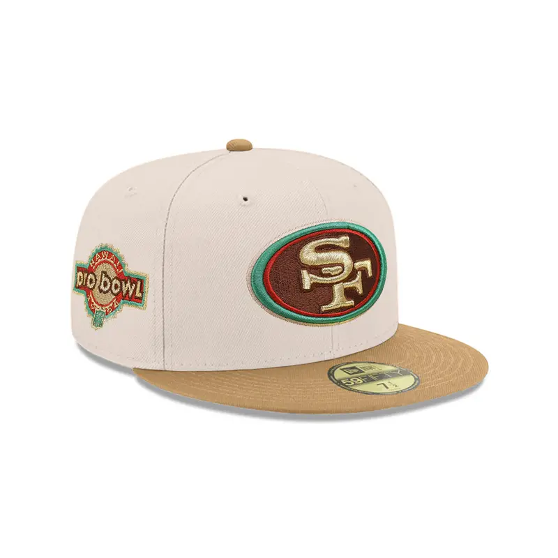 SF 49ers Stone Khaki Two-Tone 1994 Pro Bowl SP 59Fifty Fitted Cap