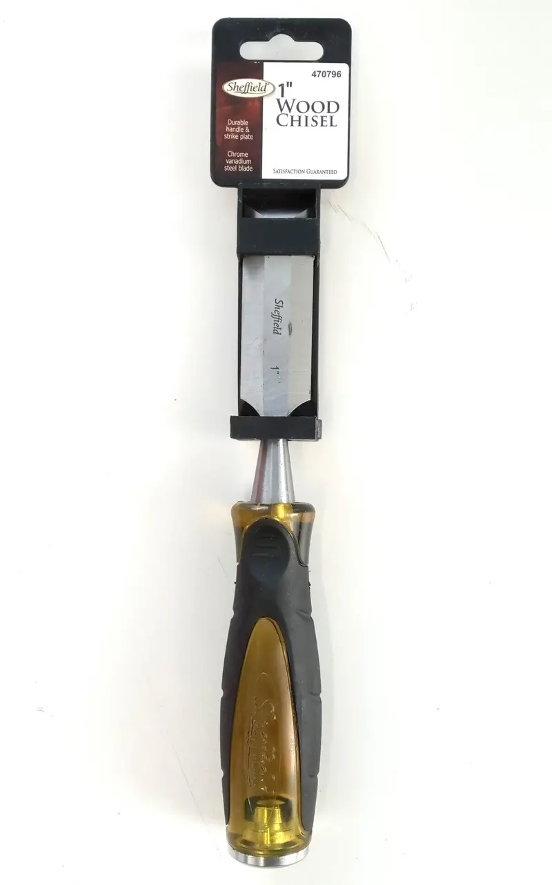 Sheffield 1″ Forged Steel Wood Chisel Set — Professional-Grade Precision