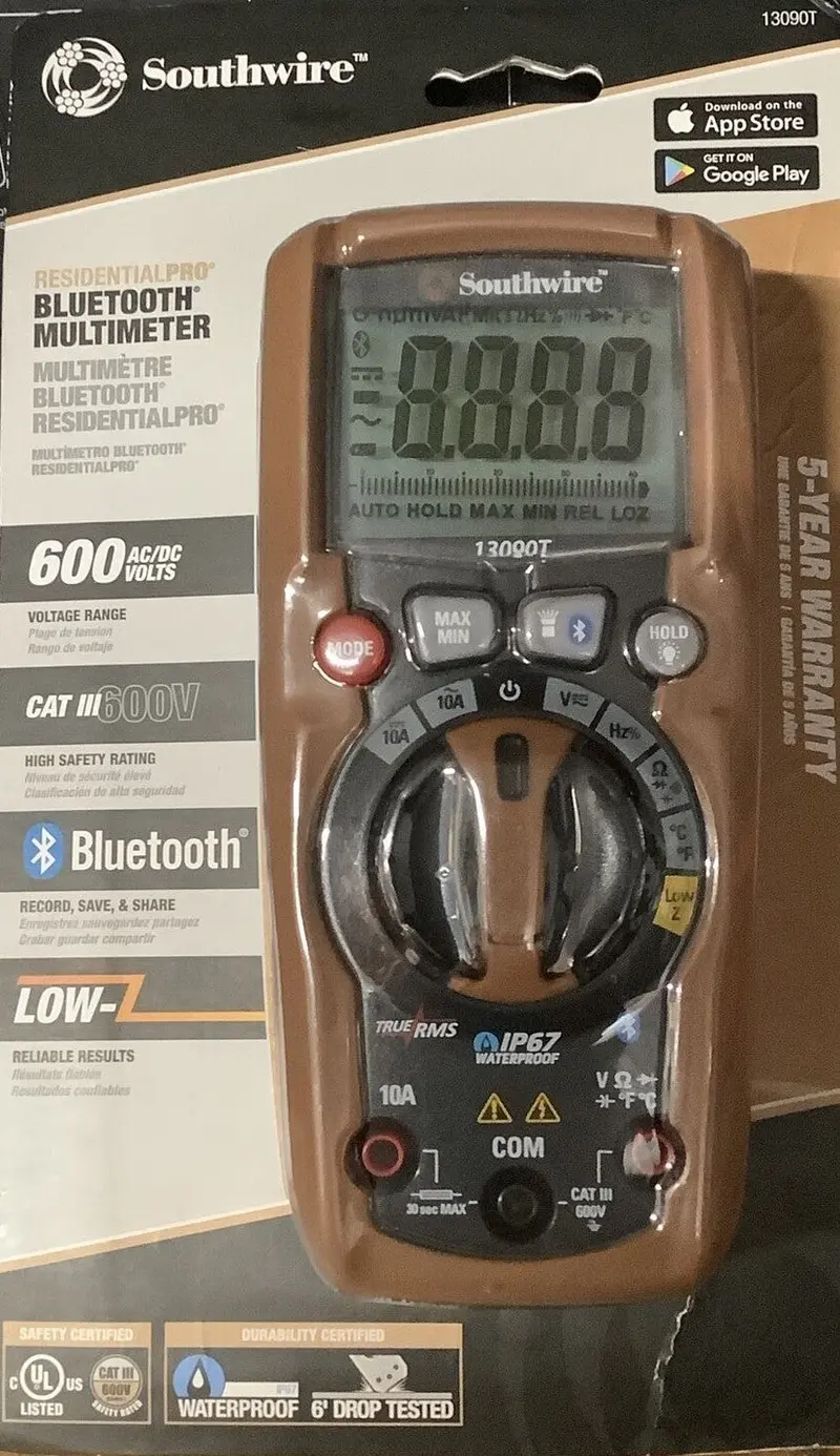 Southwire 13090T TechnicianPRO CAT IV 600V True RMS Multimeter