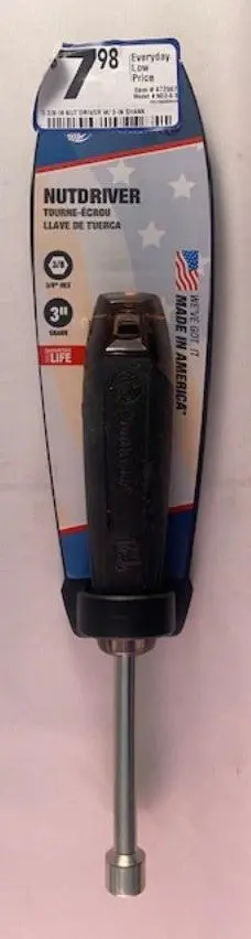 Southwire 3/8-Inch Cushion-Grip Nut Driver with Hollow Shank – ND3/8-3-US