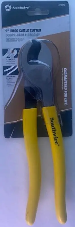 Southwire CCP9DE 9-Inch High-Leverage Ergonomic Cable Cutting Plier