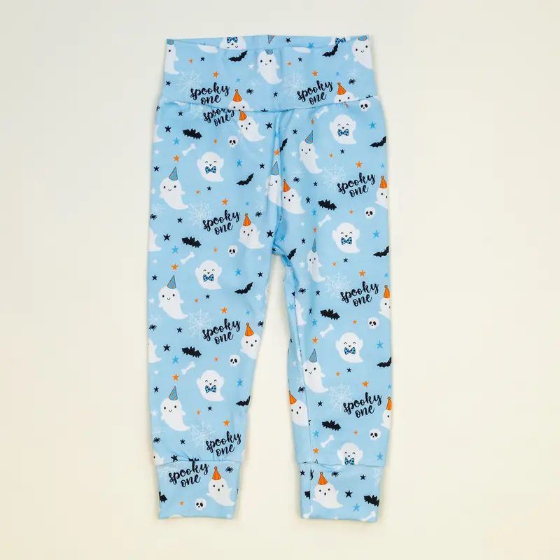 Spooky One First Birthday Halloween Leggings