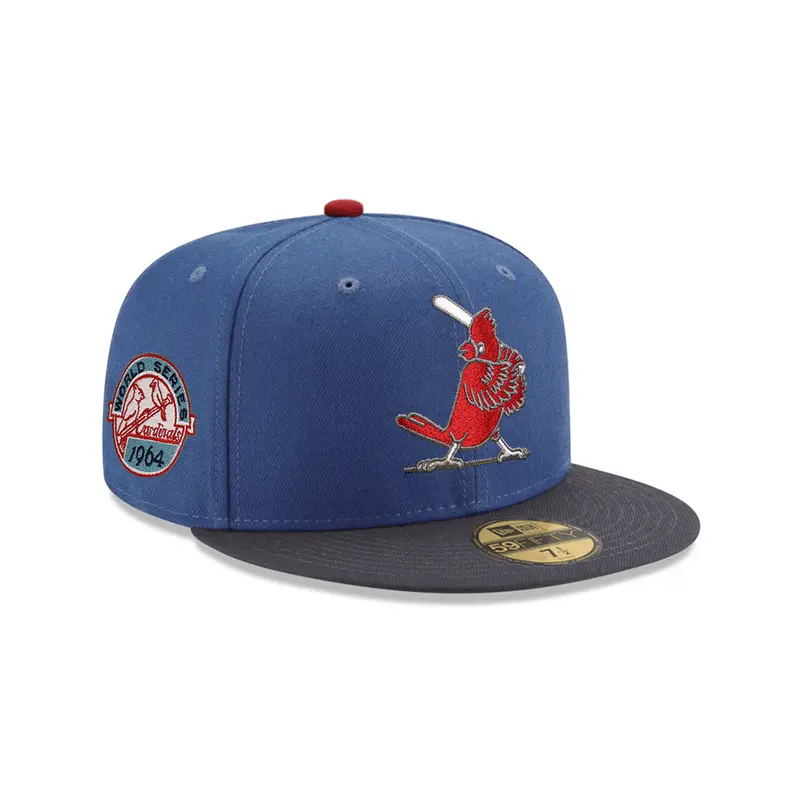 St. Louis Cardinals 1964 World Series Indigo & Graphite Dual-Tone SP 59Fifty Fitted Hat