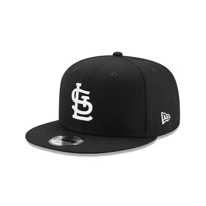 St. Louis Cardinals Black-and-White 9Fifty Authentic Snapback Cap