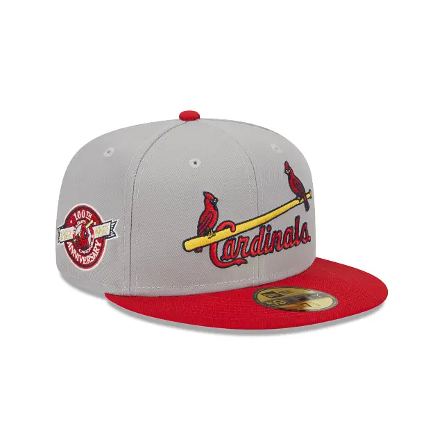 St. Louis Cardinals Centennial Retro Script 59Fifty Fitted Cap