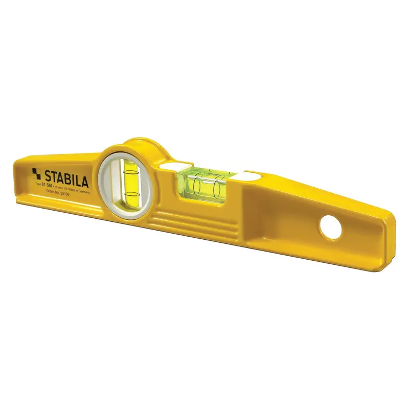 Stabila Type 81SM Die-Cast Magnetic Torpedo Level with Vial Accuracy