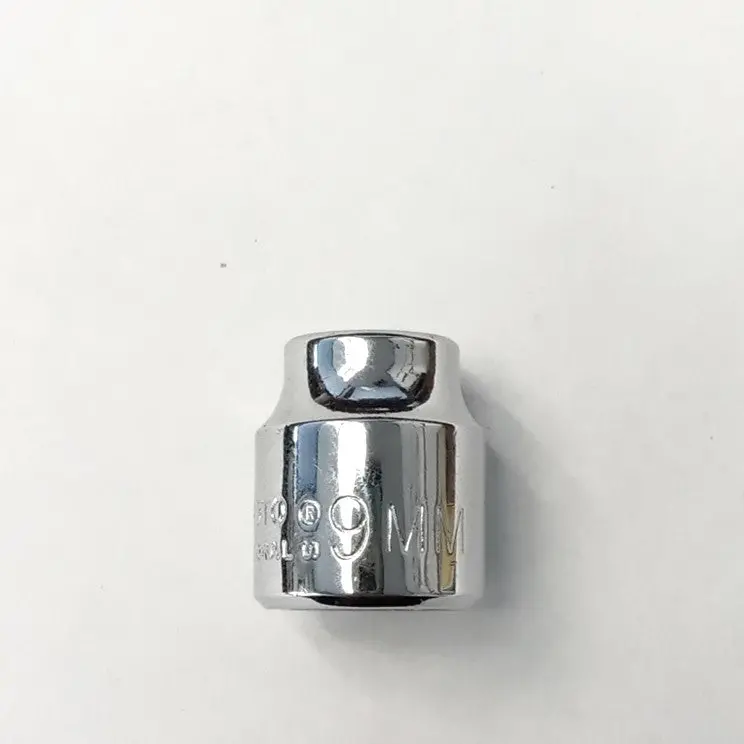 Stanley Proto J5209MHS 9mm Super-Short Socket – 3/8-Inch Drive, 6-Point, USA-Made