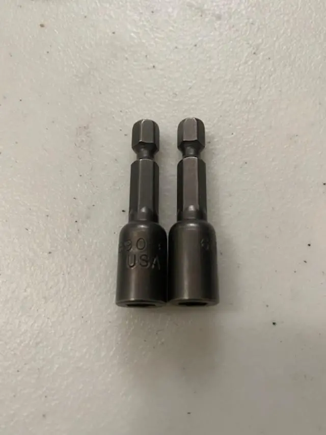 Stanley Proto J61690 Magnetic 6mm Nut Setter Socket – 1/4″ Hex Shank, 2-Pack