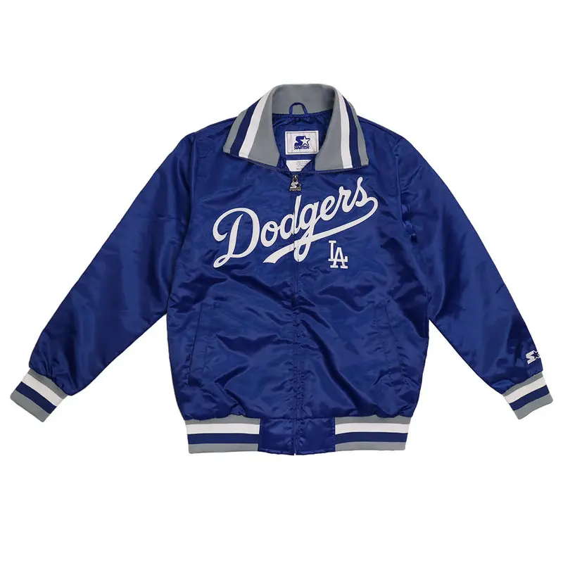 Starter Los Angeles Dodgers ‘The Captain’ Full-Zip Varsity Jacket