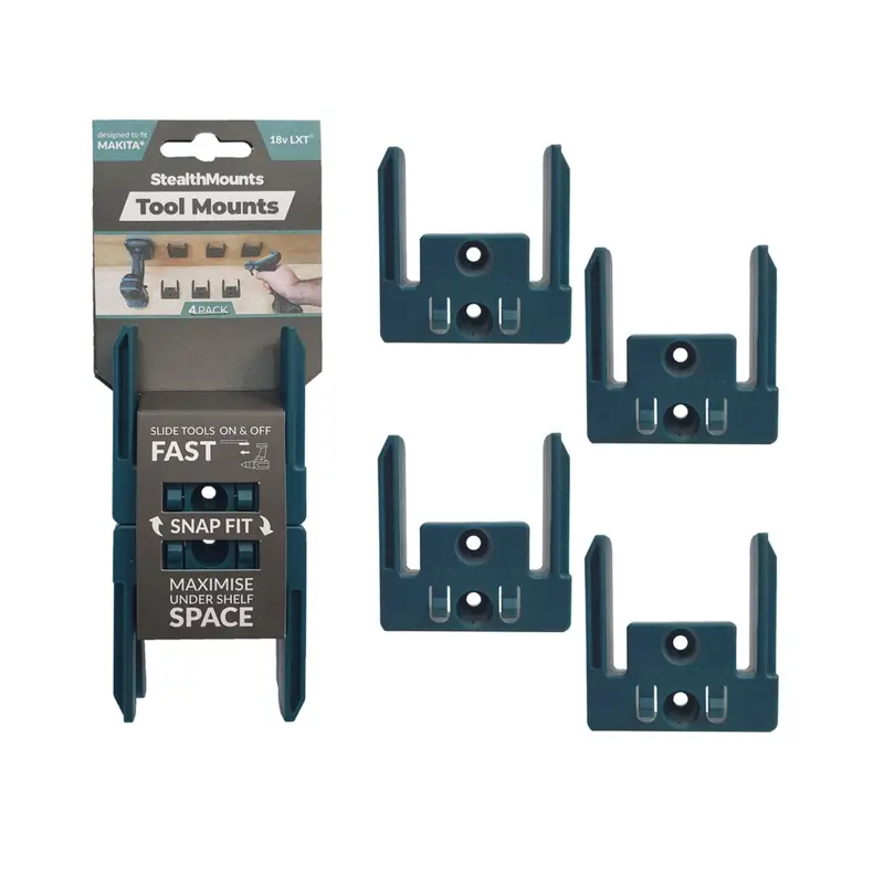 StealthMounts Makita Tool Mounting Brackets – 6-Pack