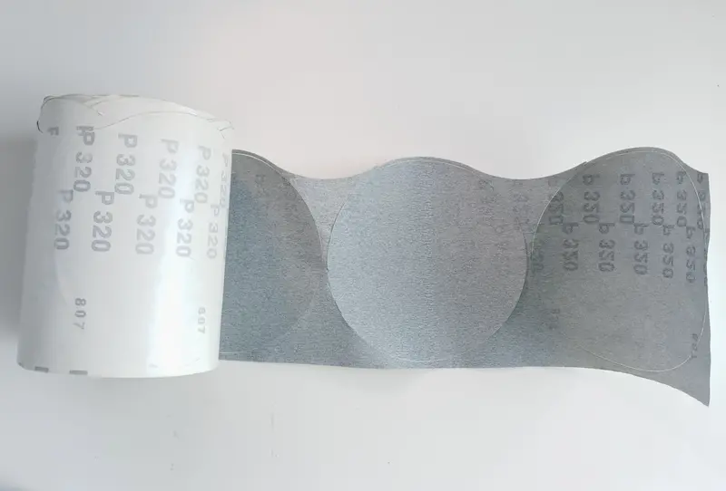 Stear Paper Adhesive Sanding Disc Roll – 6″ × 320 Grit