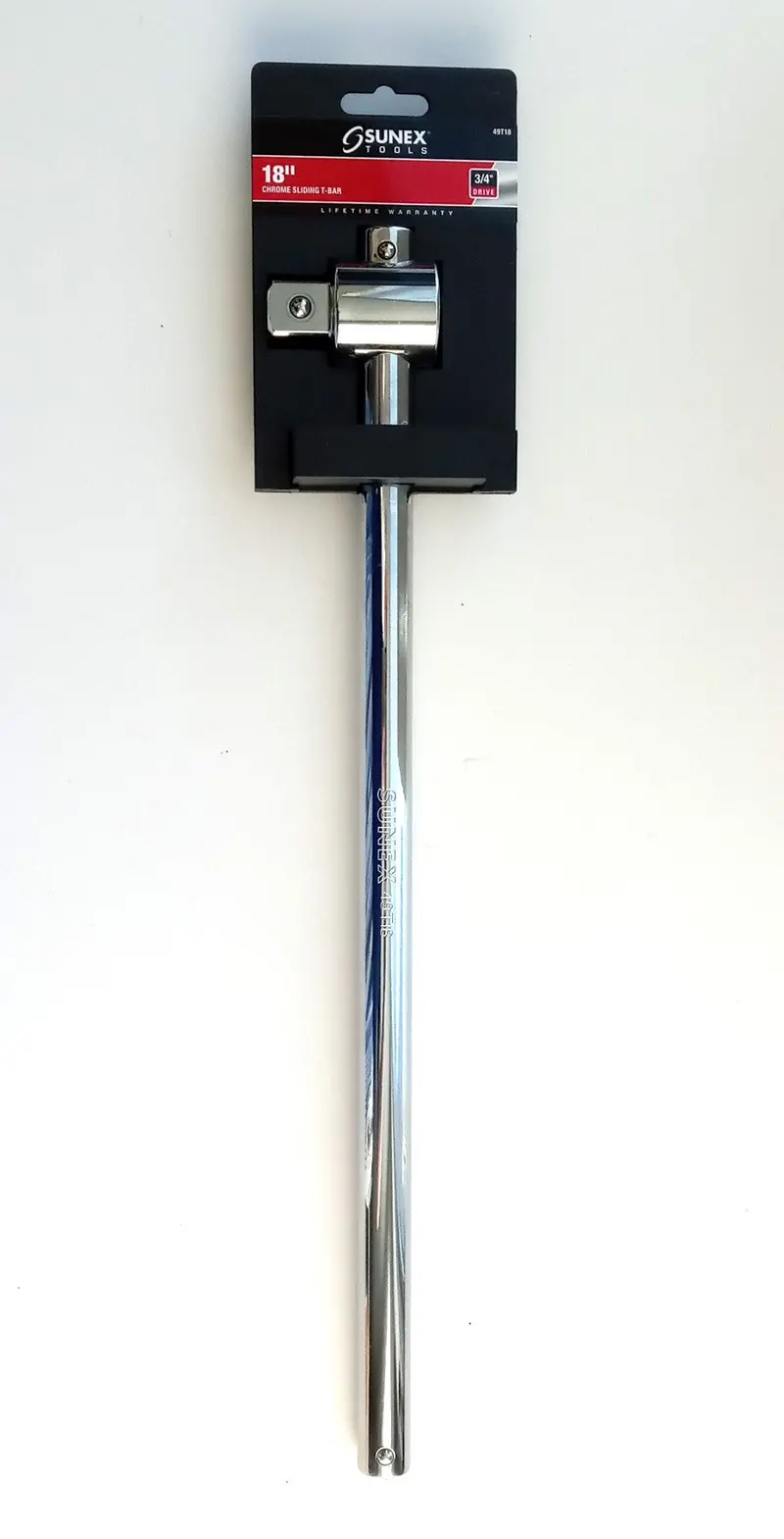Sunex 18″ Sliding T-Bar Handle for 3/4″ Drive – Heavy-Duty Design