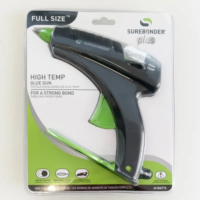 SUREBONDER H-270F Full-Size High-Temp Detail Glue Gun – 40W with Stand