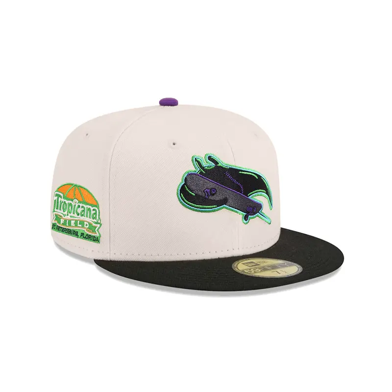 Tampa Bay Rays Tropicana Field Stone & Black SP 59Fifty Fitted Hat