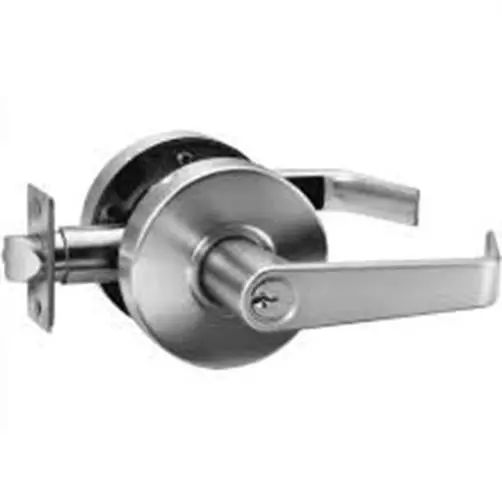 Taymor Heavy-Duty Classroom Lockset – Commercial-Grade, Keyed Entry, Satin Chrome Finish (Model 32-5970)