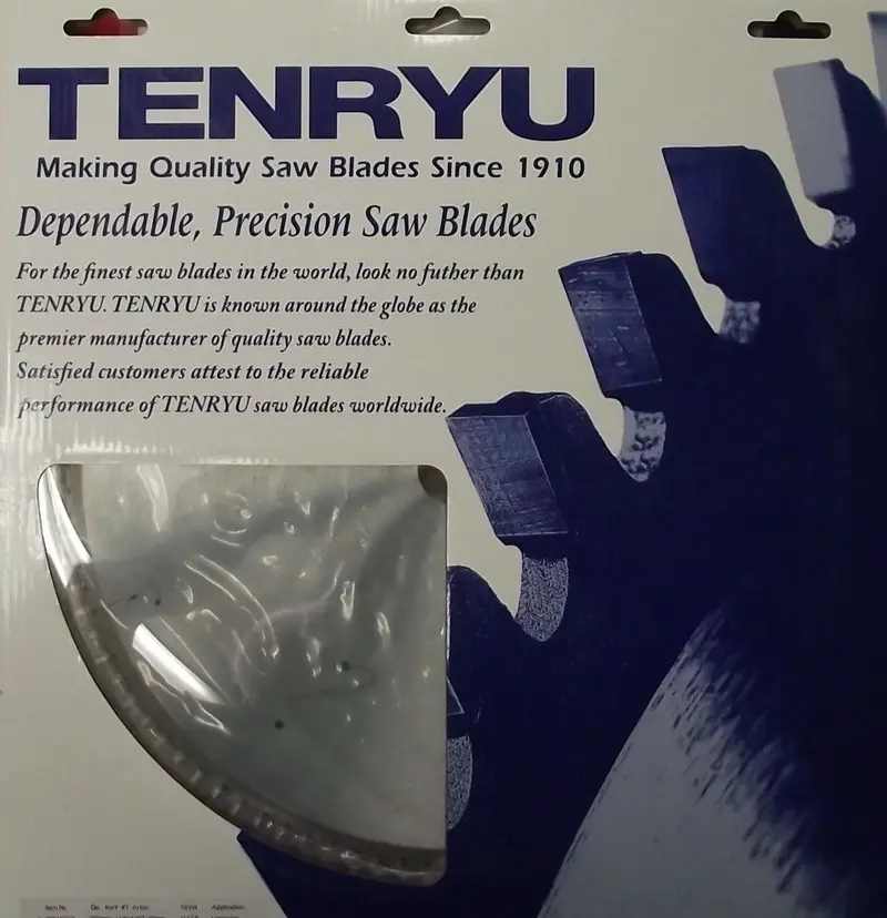 Tenryu Melamine Panel Saw Blade – 350mm, 100 Tooth, 30mm Arbor