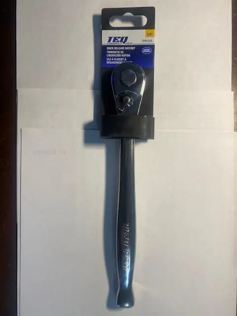 TEQ Pro TP81218 Teardrop Quick-Release Ratchet – 3/8-Inch Drive Design