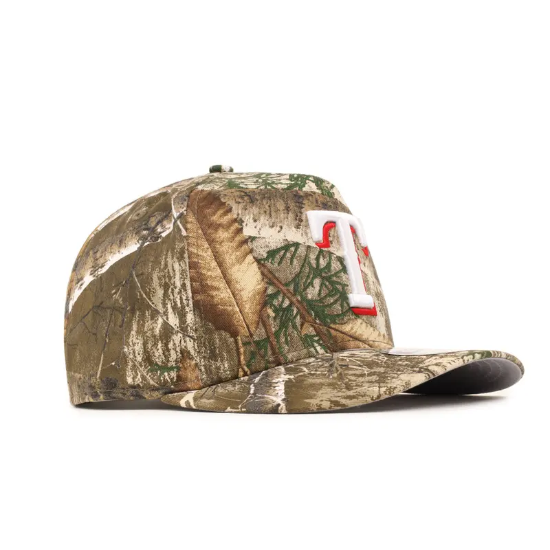 Texas Rangers Realtree Camo 9Fifty A-Frame Snapback Hat