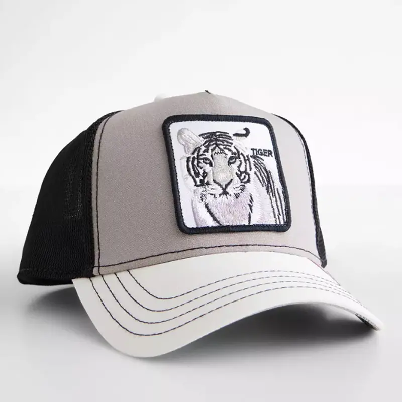 Tiger Stripes Trucker Snapback Hat Inspired by Animal Farm MV