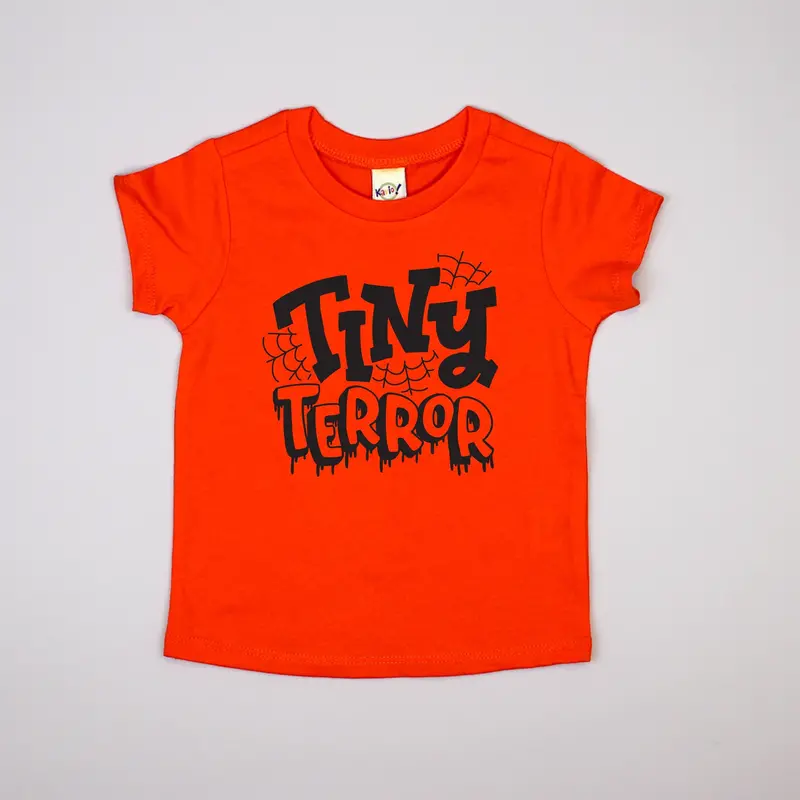Tiny Terror Orange Toddler T-Shirt