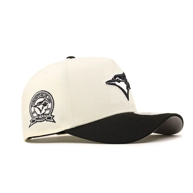 Toronto Blue Jays 40th Anniversary Chrome-Black Two-Tone 9Forty A-Frame Snapback