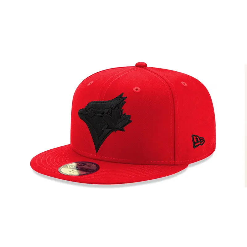 Toronto Blue Jays Scarlet Red & Black 59Fifty Fitted Cap