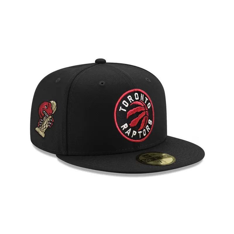 Toronto Raptors Black 2019 NBA Championship Trophy SP 59Fifty Fitted Cap