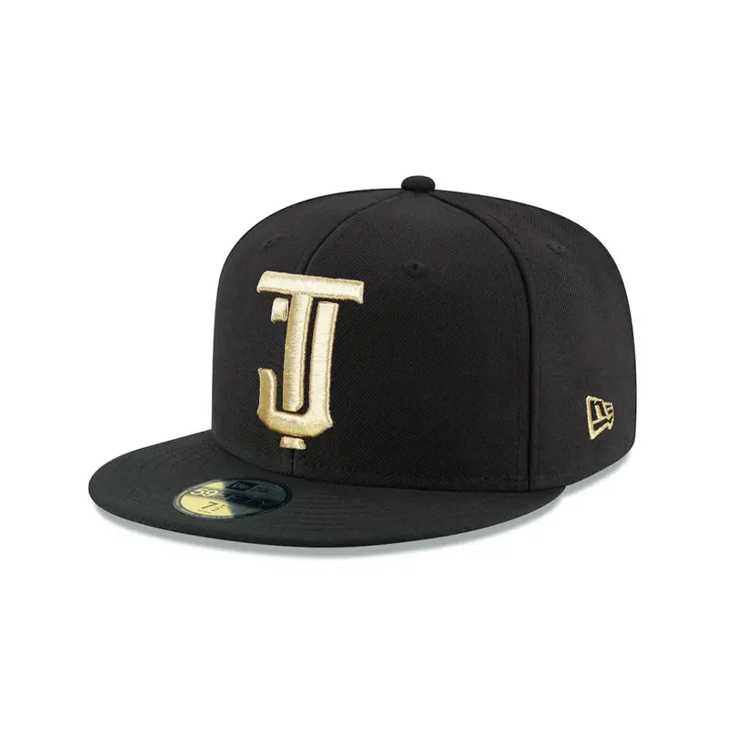 Toros de Tijuana Black and Gold 59Fifty Fitted Baseball Cap