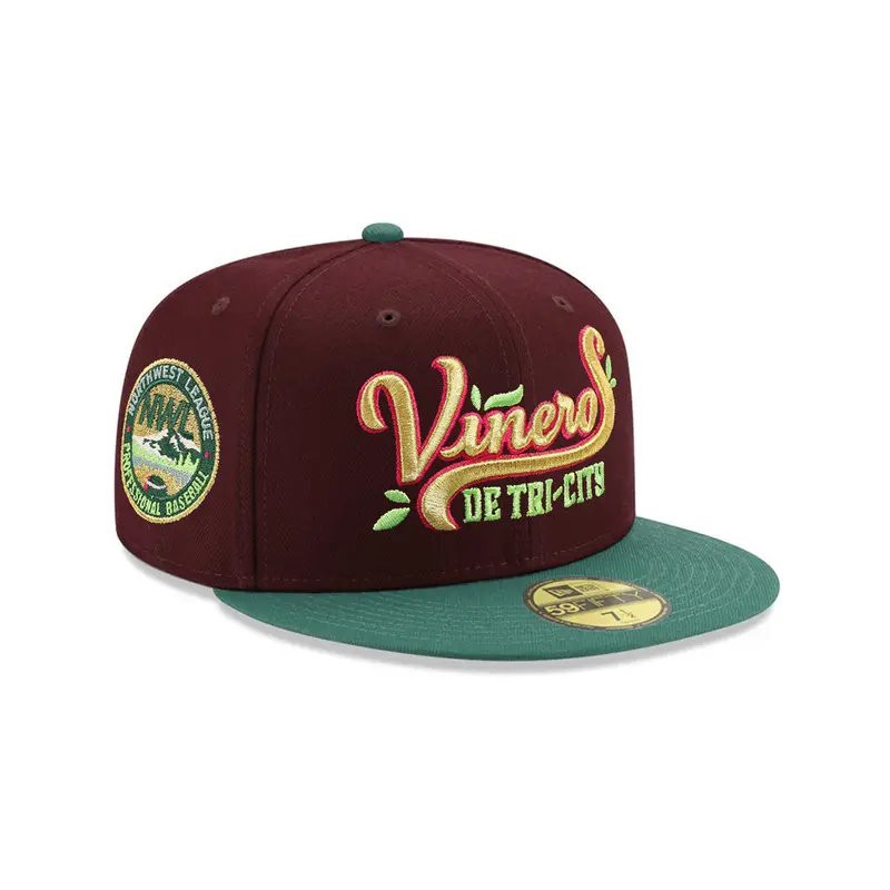 Tri-City Dust Devils Copa Vineros Maroon & Green SP MiLB 59Fifty Fitted Cap