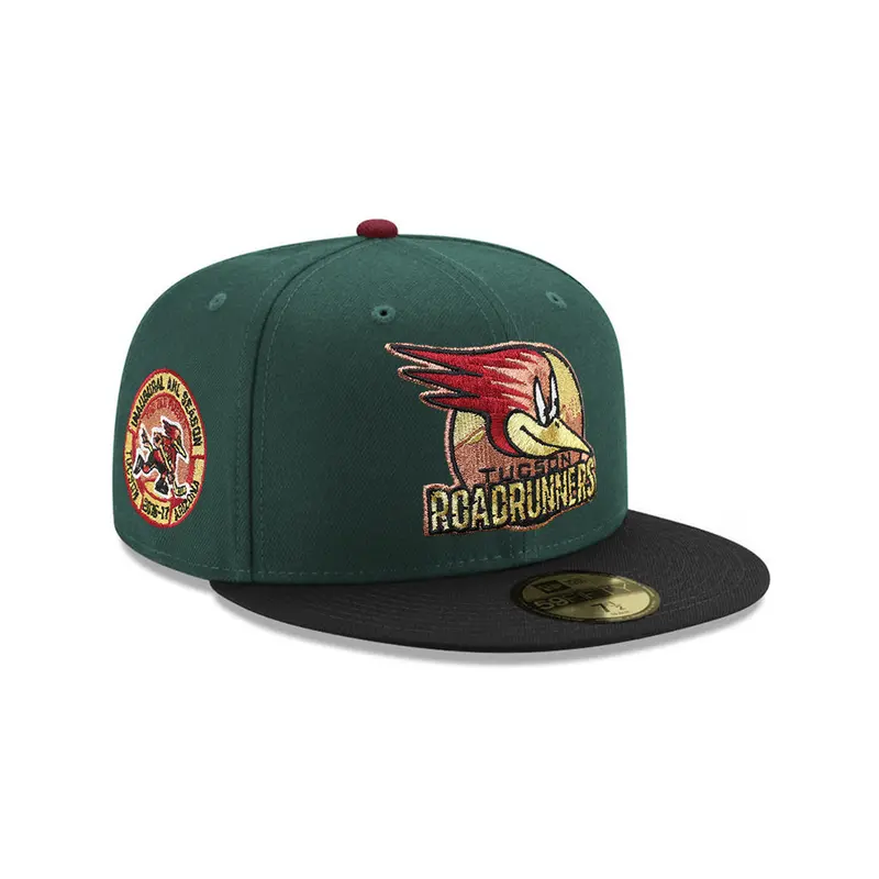 Tucson RoadRunners Inaugural AHL Season Green & Black SP 59Fifty Fitted Hat