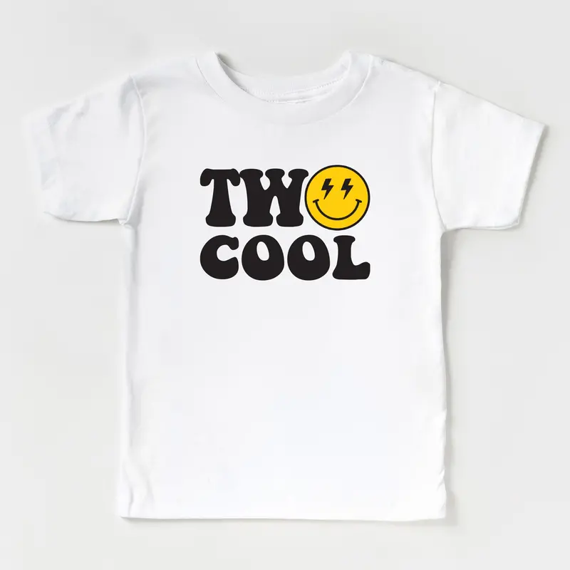 ‘Two Cool’ Celebratory 2nd Birthday Shirt