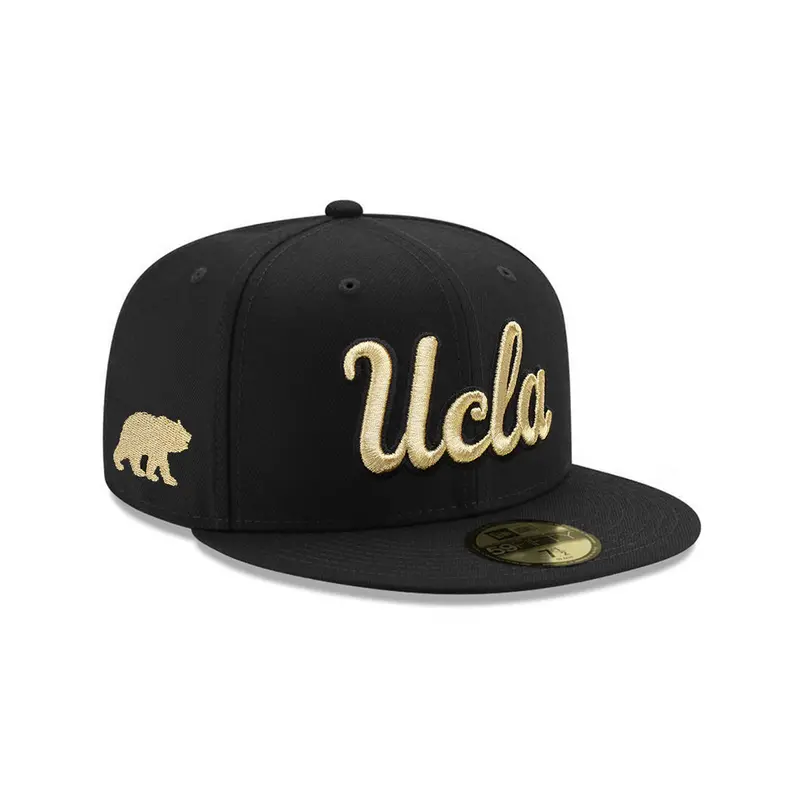 UCLA Bruins Black and Gold Alternate Logo NCAA 59Fifty Fitted Cap