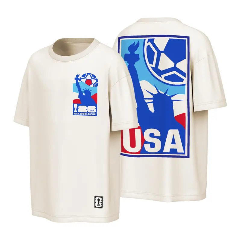 USA 2026 FIFA World Cup Liberty Horizon Graphic T-Shirt – Cream